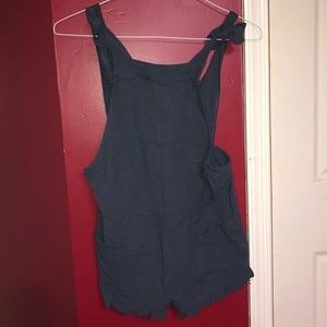 NWOT Super cute Distressed Romper!!!!